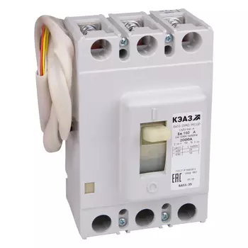 Выключатель автоматический КЭАЗ ВА51-35М трехполюсный (3P/3П) 250А 20 ка (233196)