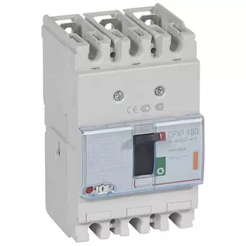 Выключатель автоматический Legrand DPX3 трехполюсный (3P/3П) 160А 25кА (Legrand 420047)