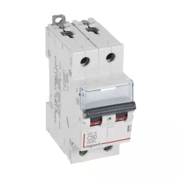 Выключатель автоматический Legrand DX3-E двухполюсный (2P/2П) 50А C 6кА (407282)