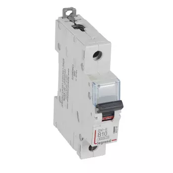 Выключатель автоматический Legrand DX3-E однополюсный (1P/1П) 10А B 6кА (407205)