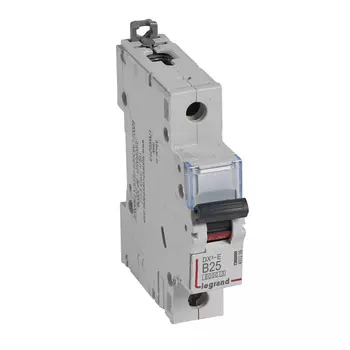 Выключатель автоматический Legrand DX3-E однополюсный (1P/1П) 25А B 6kA/10kA (407209)