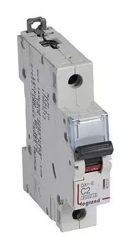Выключатель автоматический Legrand DX3-E однополюсный (1P/1П) 2А C 6кА (407257)