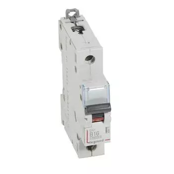 Выключатель автоматический Legrand DX3 однополюсный (1P/1П) 16А B 10кА/16кА (408872)