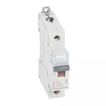 Выключатель автоматический Legrand DX3 однополюсный (1P/1П) 25А C 10кА/16кА (409116)