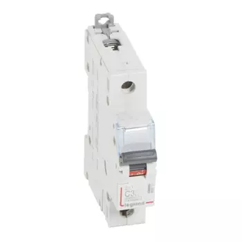 Выключатель автоматический Legrand DX3 однополюсный (1P/1П) 32А C 10кА/16кА (409117)