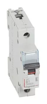 Выключатель автоматический Legrand DX3 однополюсный (1P/1П) 1А B 10кА (407425)