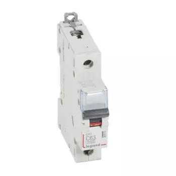 Выключатель автоматический Legrand DX3 однополюсный (1P/1П) 63А C 6kA/10kA (407676)