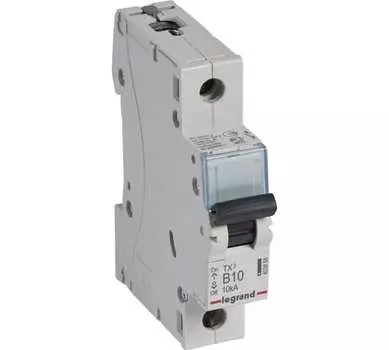 Выключатель автоматический Legrand TX3 однополюсный (1P/1П) 10А C 10кА (403914)