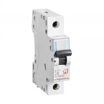 Выключатель автоматический Legrand TX3 однополюсный (1P/1П) 16A B 6 (403972)