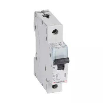 Выключатель автоматический Legrand TX3 однополюсный (1P/1П) 6А C 6kA/10kA (403913)