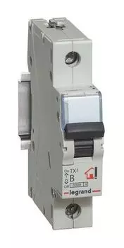 Выключатель автоматический Legrand TX3 однополюсный (1P/1П) 63А B 10кА (403866)