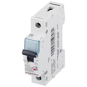 Выключатель автоматический Legrand TX однополюсный (1P/1П) 50А C 6кА (404033)