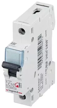 Выключатель автоматический Legrand TX однополюсный (1P/1П) 10А C 6кА (404026)