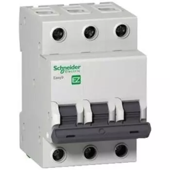 Выключатель автоматический Schneider Electric Easy Easy9 трехполюсный (3P/3П) 63A C 4.5кА (EZ9F34363)