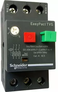 Выключатель автоматический Schneider Electric GZ1E04 трехполюсный (3P/3П) 0,63 100кА (GZ1E04)