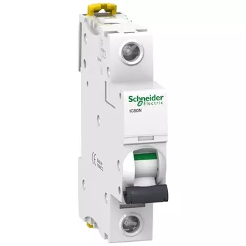 Выключатель автоматический Schneider Electric iC60N Acti 9 однополюсный (1P/1П) 6A C 6кА (A9F79106)