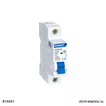 Выключатель автоматический Schneider Electric NXB-63 однополюсный (1P/1П) 20А B 6кА (814041)