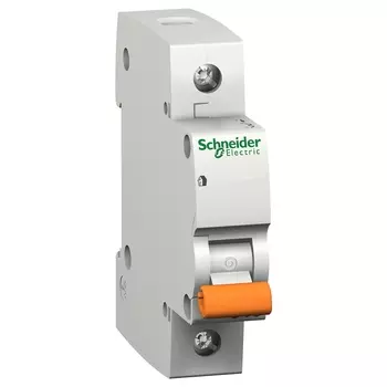 Выключатель автоматический Schneider Electric ВА63 Домовой однополюсный (1P/1П) 32А 6кА (11206)