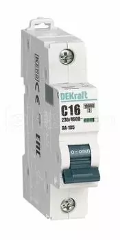 Выключатель автоматический Schneider Electric ВА-105 однополюсный (1P/1П) 4А 10кА (13150DEK)