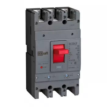 Выключатель автоматический Systeme Electric BA-335А DEKraft трехполюсный (3P/3П) 630А 50кА (28136DEK)