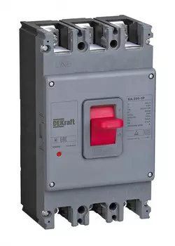 Выключатель автоматический Systeme Electric ВА-305 DEKraft трехполюсный (3P/3П) 400А 35kA (22762DEK)