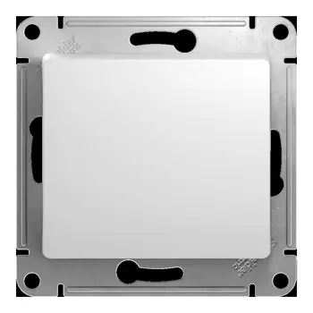 Выключатель без фиксации (кнопка) Schneider Electric GLOSSA, 1кл., скрытый монтаж, механизм с накладкой без рамки, белый (GSL000115)