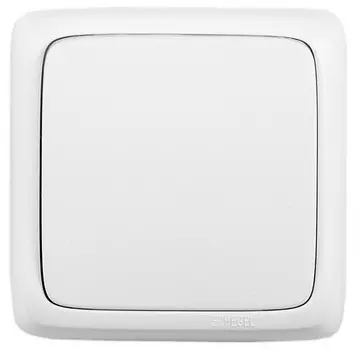 Выключатель Hegel Alfa, 1кл., открытый монтаж, в сборе, белый (ВА10-163)