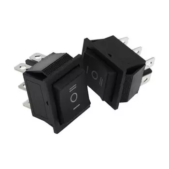 Выключатель клавишный Rexant 36-2375, 15А, черный (36-2375)