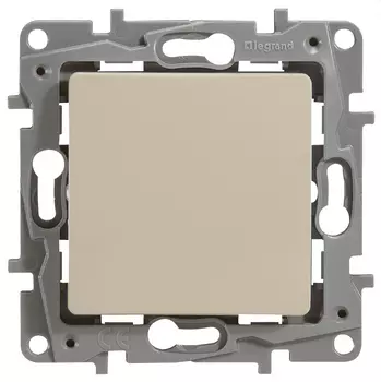 Выключатель Legrand Etika, 1кл., скрытый монтаж, механизм с накладкой без рамки, слоновая кость (672301)