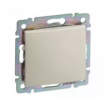 Выключатель Legrand Valena, 1кл., скрытый монтаж, механизм с накладкой без рамки, слоновая кость (695600)