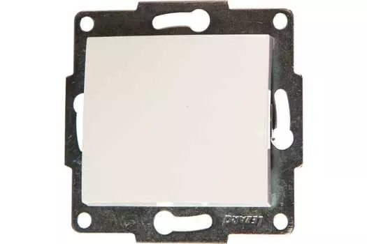 Выключатель LEZARD KARINA 707-0288-100, 1кл., скрытый монтаж, в сборе, белый (707-0288-100)