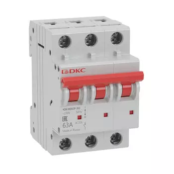 Выключатель нагрузки 3P 40А, DKC YON MD63P-340 (MD63P-340)