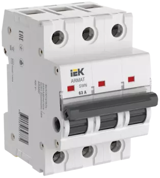 Выключатель нагрузки 3P 63А, IEK ARMAT AR-SWN-3-063 (AR-SWN-3-063)