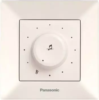 Выключатель Panasonic Arkedia , 1кл., скрытый монтаж, в сборе, бежевый (wmtc05612bg-ru)