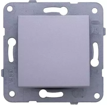 Выключатель Panasonic Karre&Arkedia, 1кл., скрытый монтаж, механизм без накладки и рамки, серебро (wktt00432sl-ru)