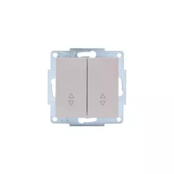 Выключатель проходной LEZARD VESNA 742-0388-106, 2кл., скрытый монтаж, механизм без накладки и рамки, кремовый (742-0388-106)