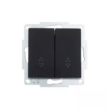 Выключатель проходной LEZARD VESNA 742-4288-106, 2кл., скрытый монтаж, механизм без накладки и рамки, черный бархат (742-4288-106)