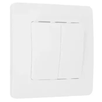 Выключатель проходной Schneider Electric Blanca, 2кл., скрытый монтаж, в сборе, белый (BLNVS106601)