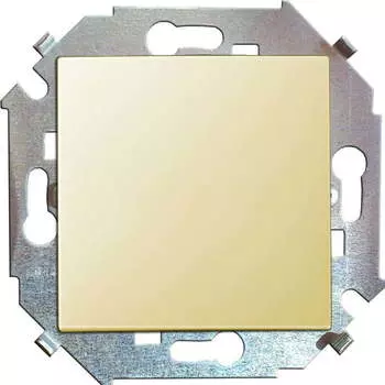 Выключатель проходной Simon, 1кл., скрытый монтаж, механизм с накладкой без рамки, слоновая кость (1591201-031)