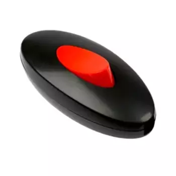 Выключатель проходной SMARTBUY, 1кл., открытый монтаж, в сборе, черный/красный (SBE-06-S05-br)