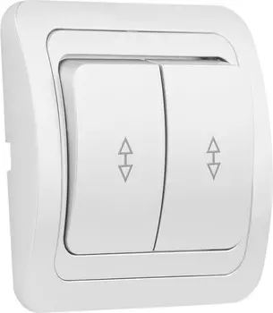 Выключатель проходной SMARTBUY Марс, 2кл., скрытый монтаж, в сборе, белый (SBE-02w-10-SW22-0)