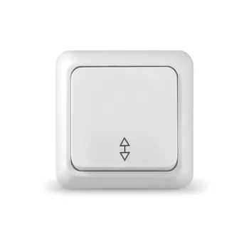 Выключатель проходной UNIVersal Олимп О0025, 1кл., открытый монтаж, в сборе, белый (О0025)