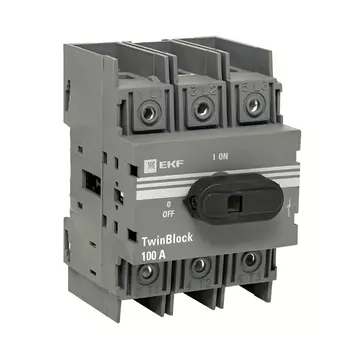 Выключатель-разъединитель 3P 100А, EKF PROxima (tb-100-3p-f)