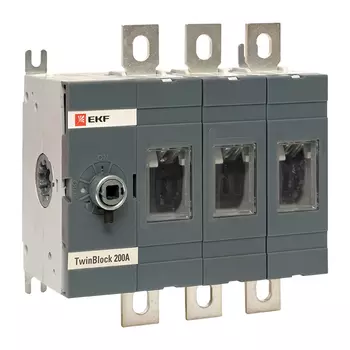 Выключатель-разъединитель 3P 200A, EKF PROxima (tb-s-200-3p)
