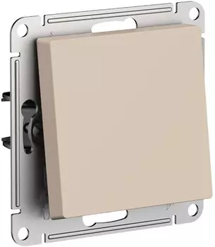 Выключатель Schneider Electric AtlasDesign, 1кл., индикатор/подсветка, скрытый монтаж, в сборе, песочный (ATN001211)