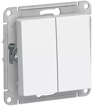 Выключатель Schneider Electric AtlasDesign, 2кл., скрытый монтаж, в сборе, белый (ATN001351)