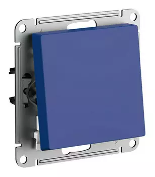 Выключатель Schneider Electric AtlasDesign ATN001111, 1кл., индикатор/подсветка, скрытый монтаж, в сборе, аквамарин (ATN001111)