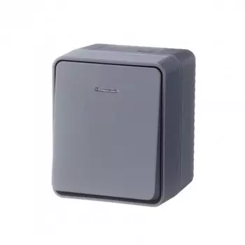 Выключатель Schneider Electric AtlasDesign Profi54 ATN544013, 1кл., индикатор/подсветка, открытый монтаж, в сборе, антрацит (ATN544013)