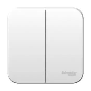 Выключатель Schneider Electric BLANCA, 2кл., открытый монтаж, в сборе, белый (BLNVA105011)