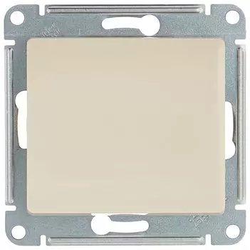 Выключатель Schneider Electric GLOSSA, 1кл., скрытый монтаж, механизм с накладкой без рамки, бежевый (GSL000211)
